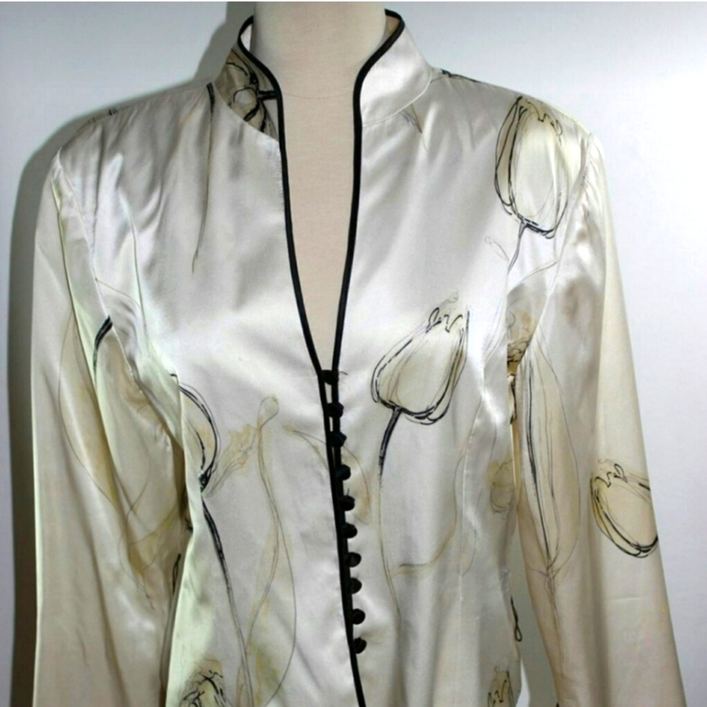 100% Silk Jacket - image 1